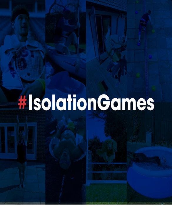#IsolationGames has replaced the Olympic Games during the current pandemic