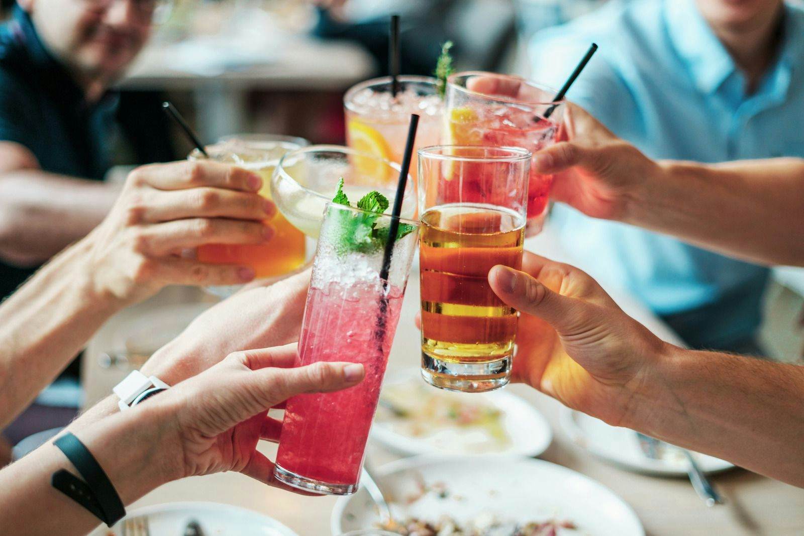 Drinks reception at an event