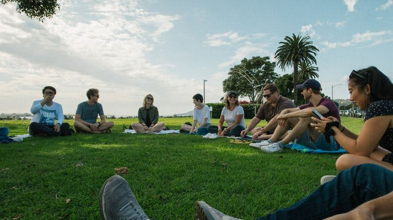 Group outside