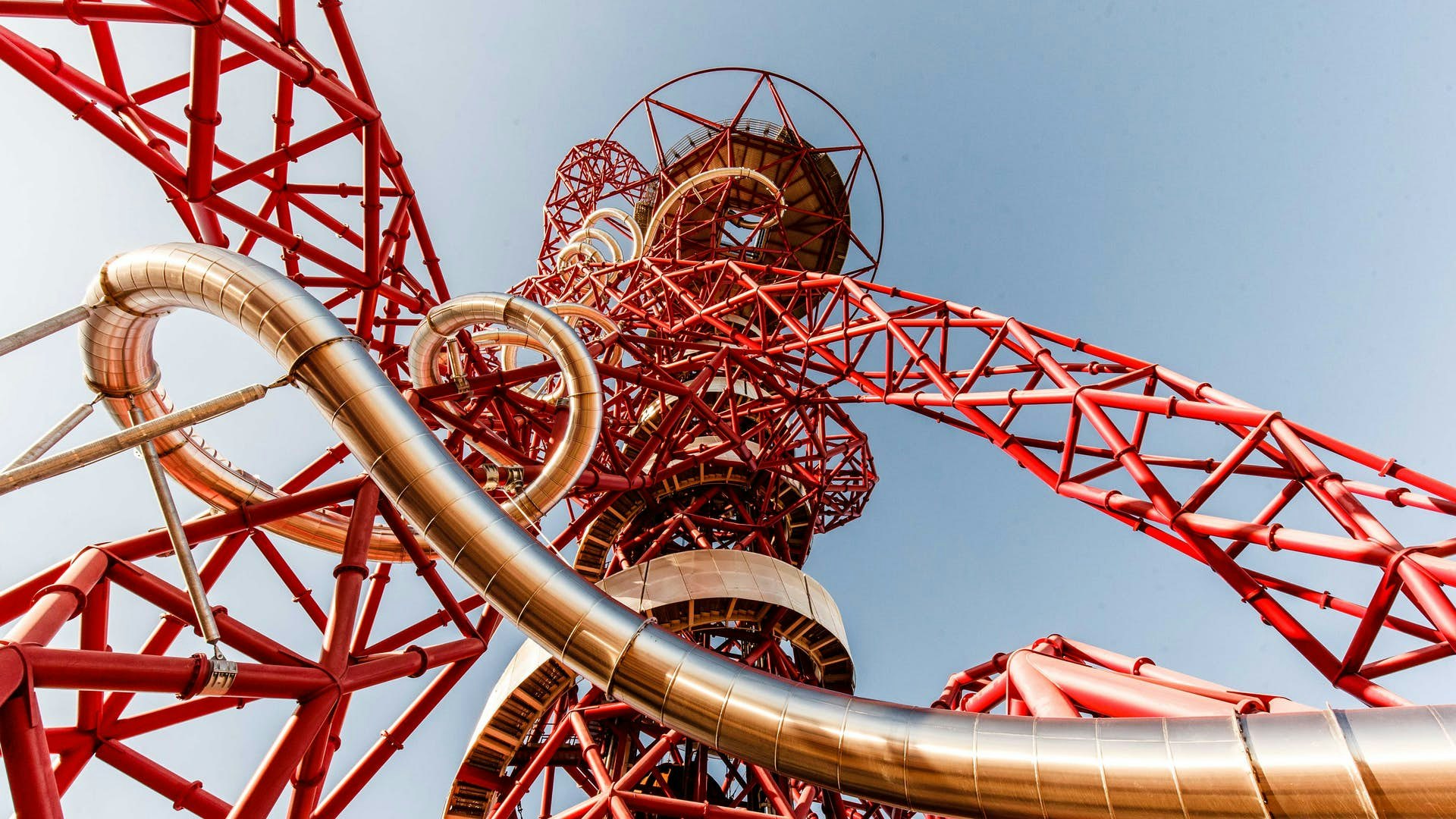 ArcelorMittal Orbit's structure and slide