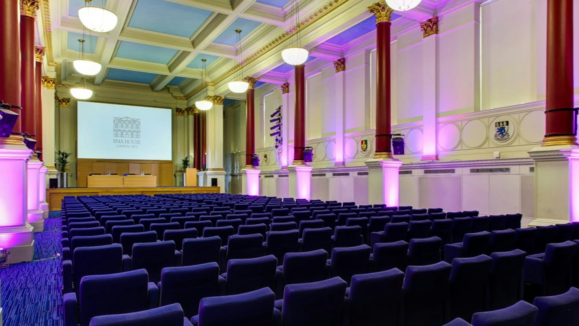 Conference set up at BMA house