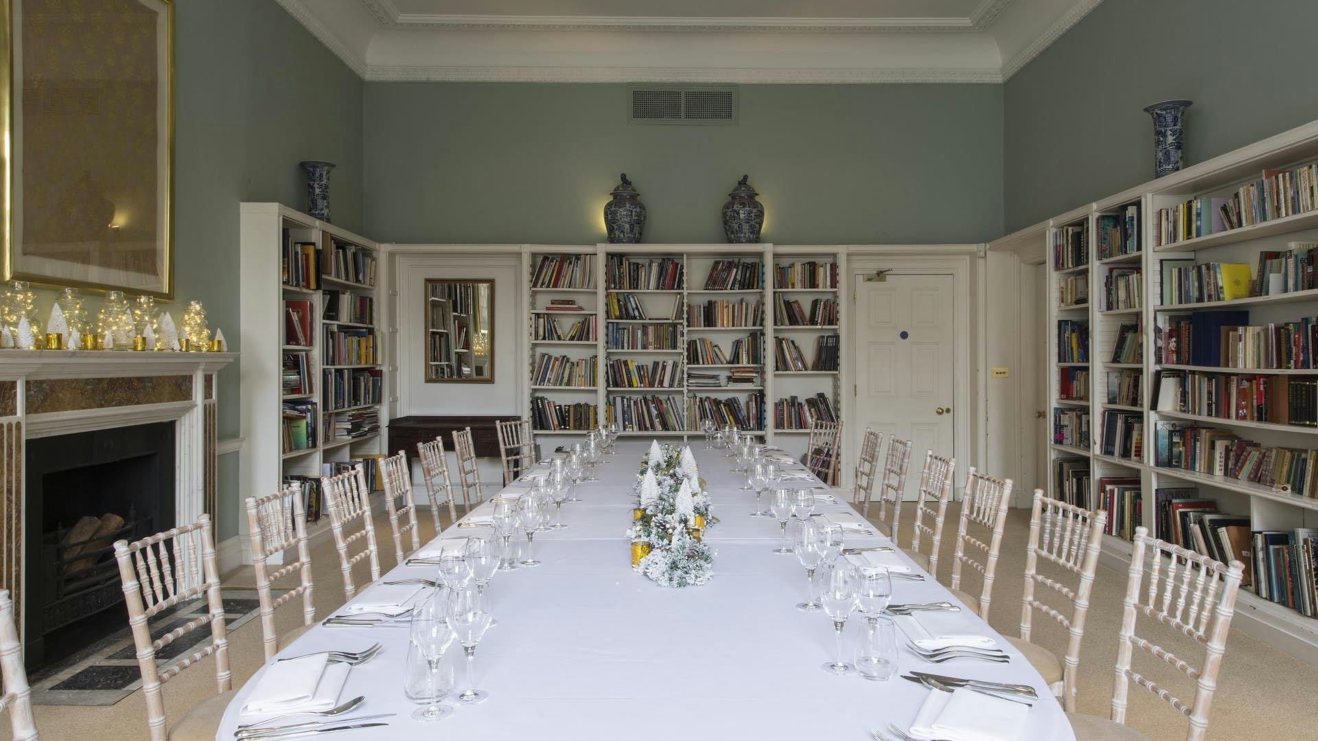 Dining set up at Asia House