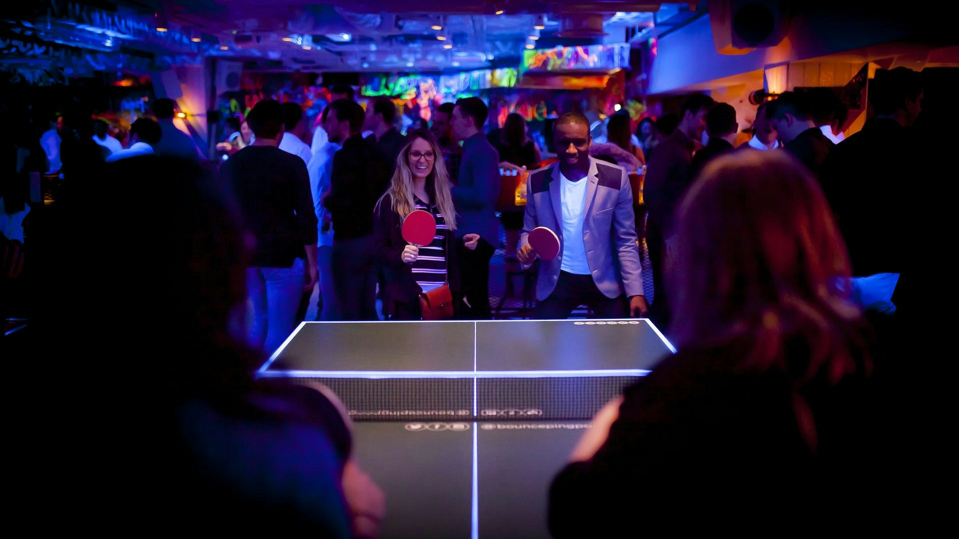 Bounce ping pong table