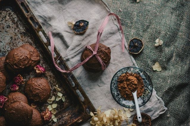 Chocolate truffle making