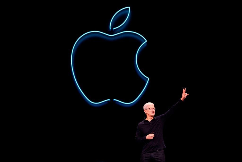 Tim Cook at the Apple Special Event in 2019. Credit: Getty Images